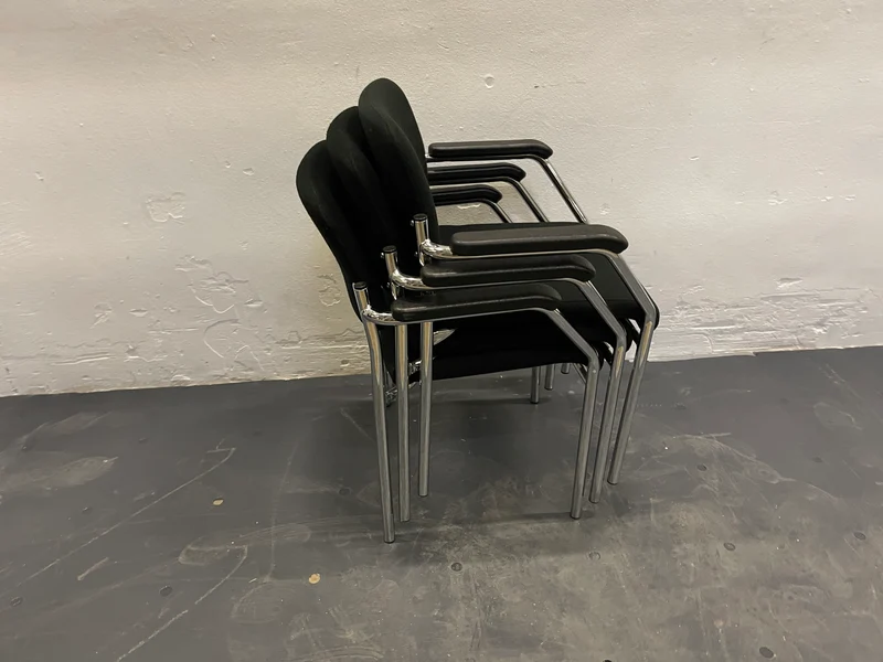 Malscher Sitzmöbel Konferenzstuhl Schwarz