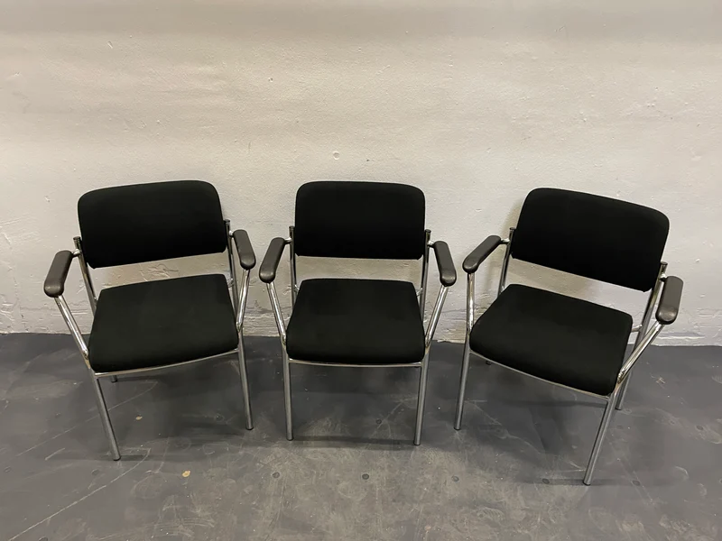 Malscher Sitzmöbel Konferenzstuhl Schwarz