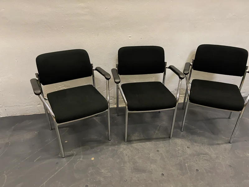 Malscher Sitzmöbel Konferenzstuhl Schwarz