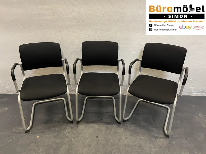 Drabert Konferenzstuhl Schwarz