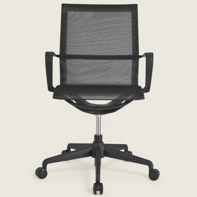 Global: Contour Mesh Back Office Chair in Black - Refurbished