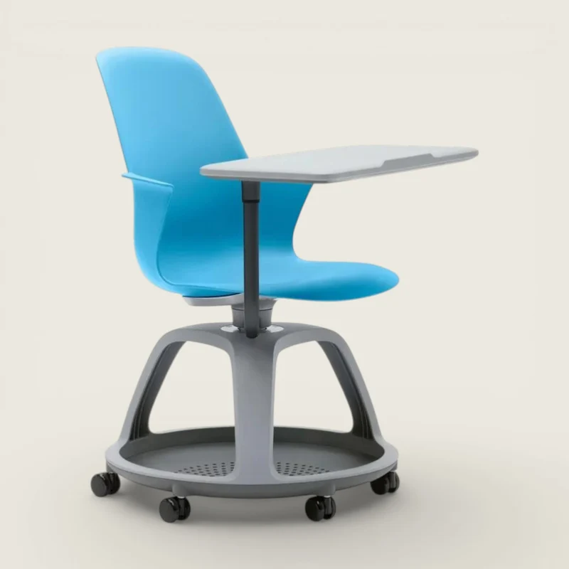 Steelcase: Node Chair In Blue and Grey- Refurbished