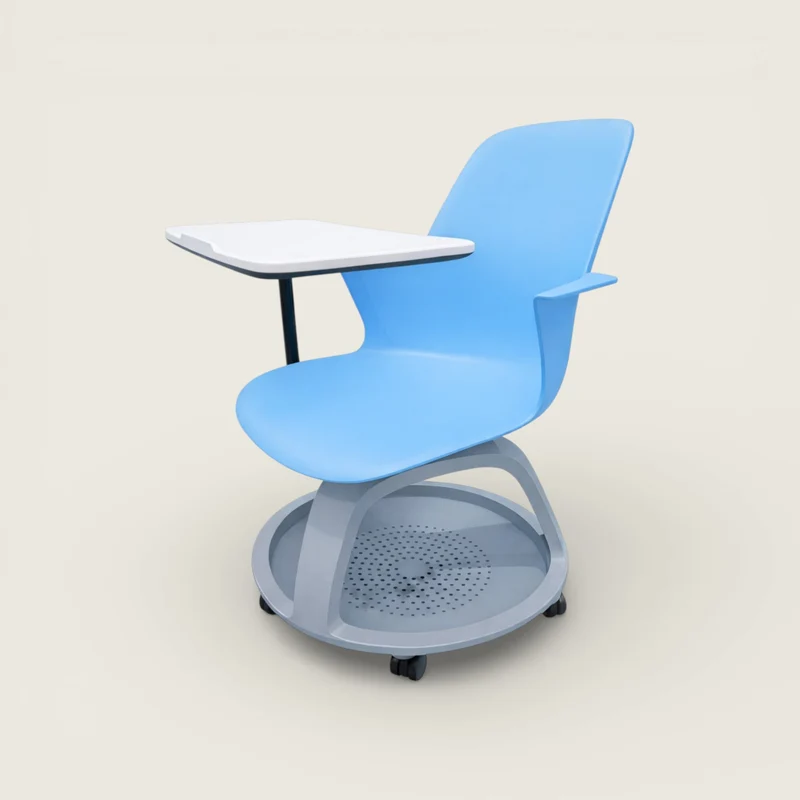 Steelcase: Node Chair In Blue and Grey- Refurbished