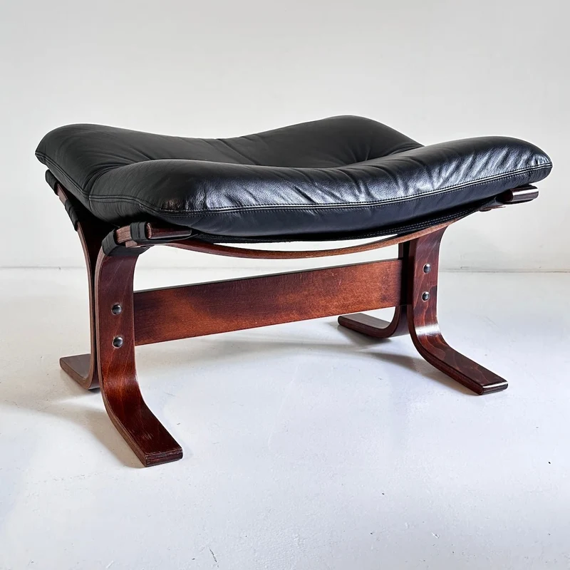 Vintage Sessel mit Ottoman Siesta - Ingmar Relling für Rybo Rykken Co