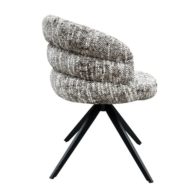 Richmond Interiors Drehsessel Serenity brown omara (Brown omara)