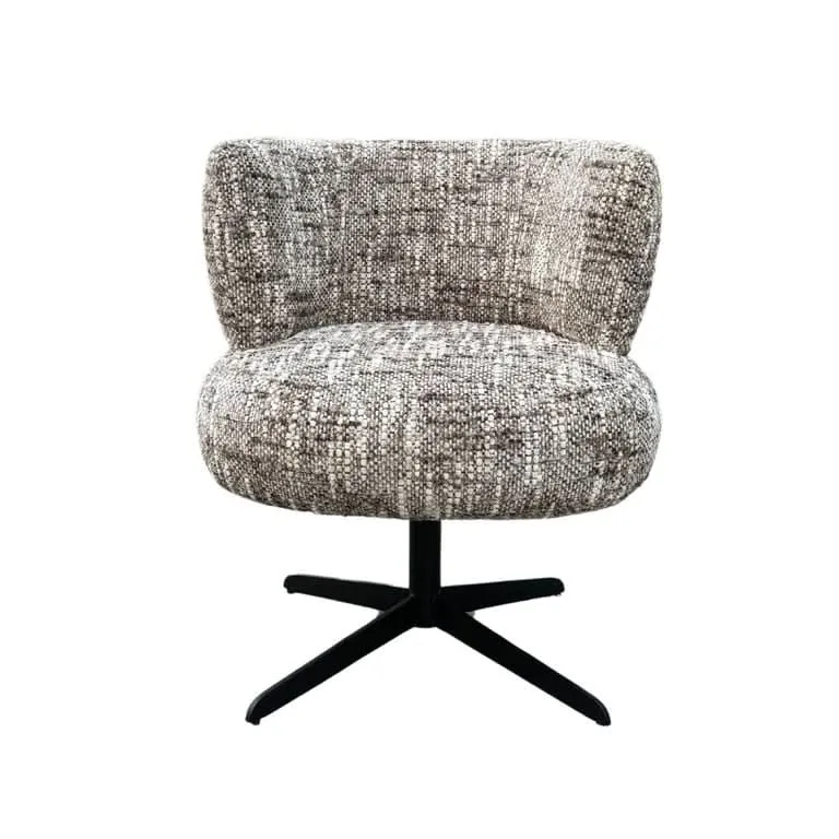 Richmond Interiors Drehsessel Alexis brown omara (Brown omara)