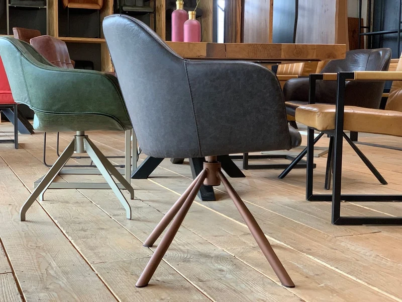 Esszimmer Drehstuhl Leder 197DS
