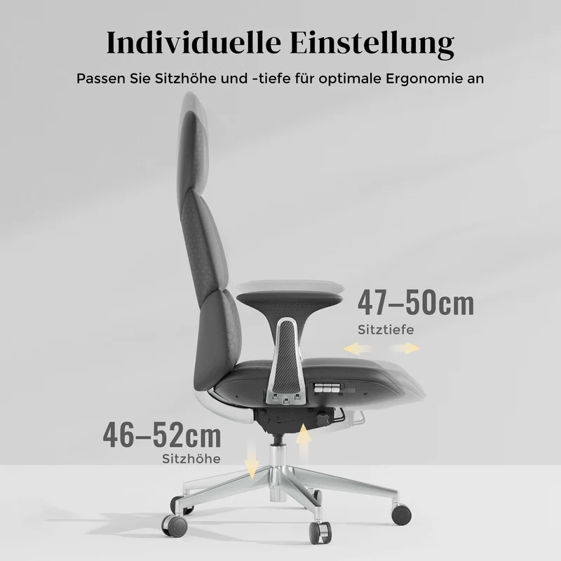 Nolan Lederstuhl mit klassischem Design