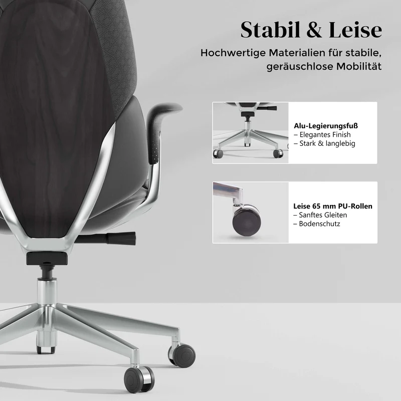 Nolan Lederstuhl mit klassischem Design