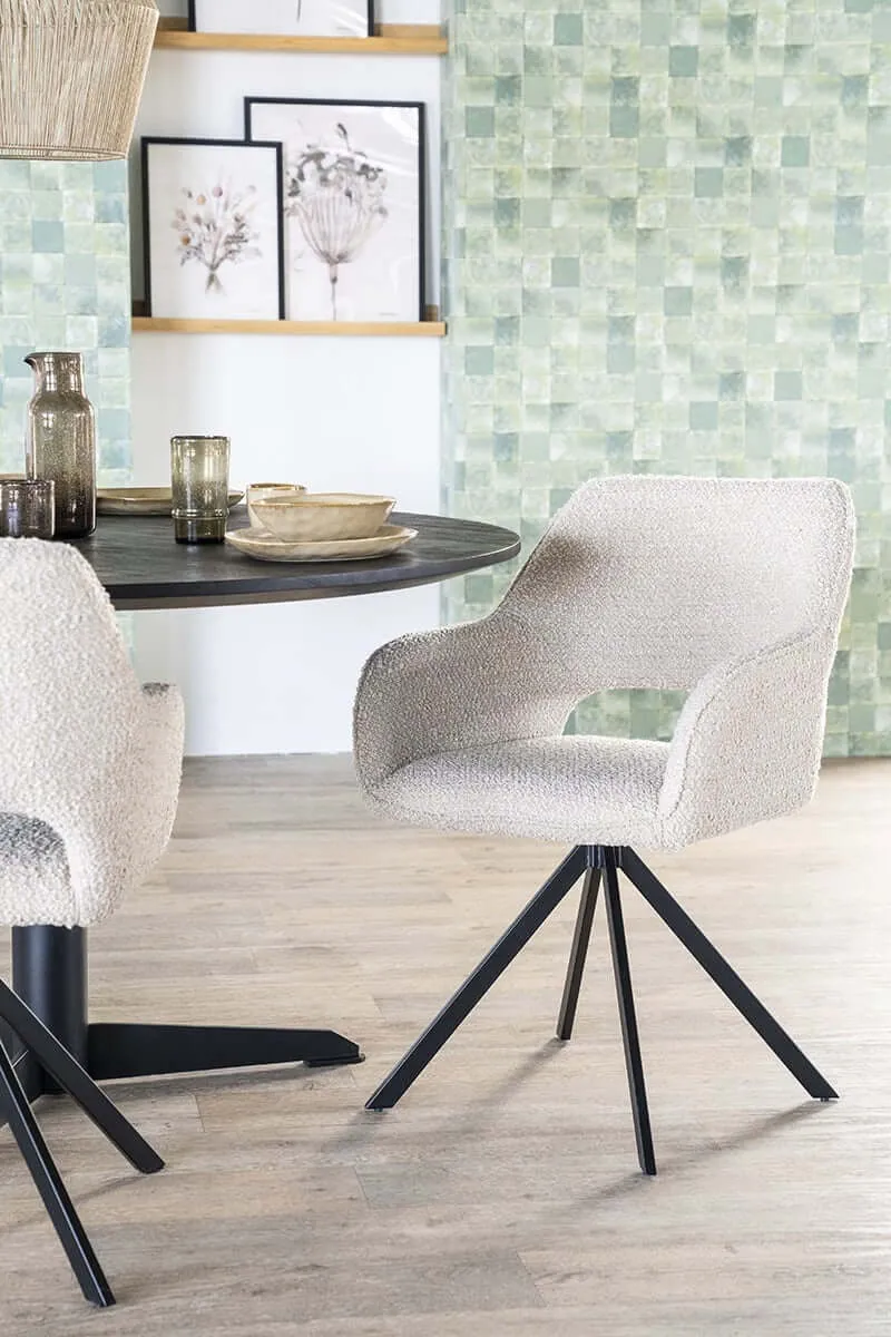 Eleonora Stuhl Fabio Beige Spark