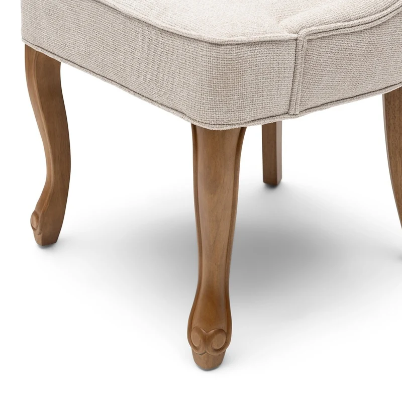 Riviera Maison Esszimmerstuhl George Dining Chair Glossy Flax