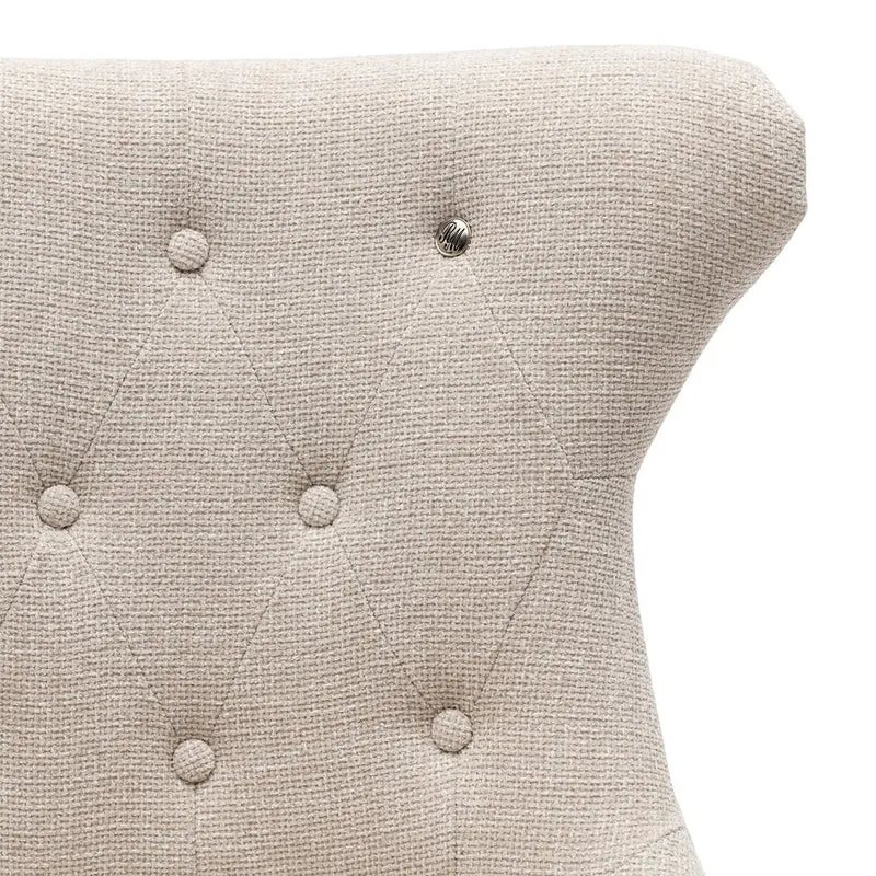 Riviera Maison Esszimmerstuhl George Dining Chair Glossy Flax