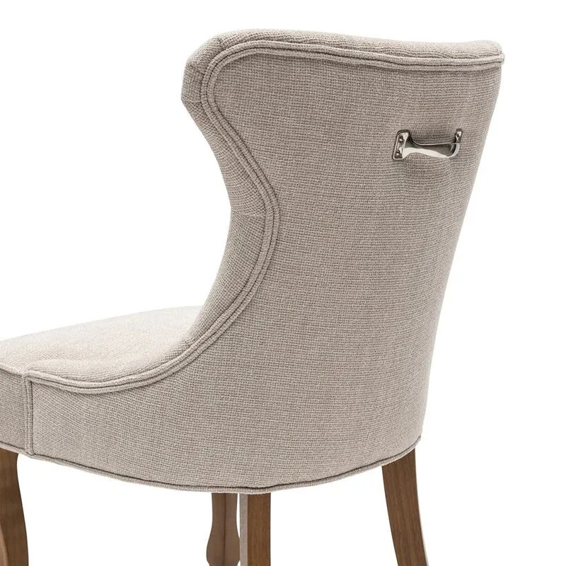 Riviera Maison Esszimmerstuhl George Dining Chair Glossy Flax