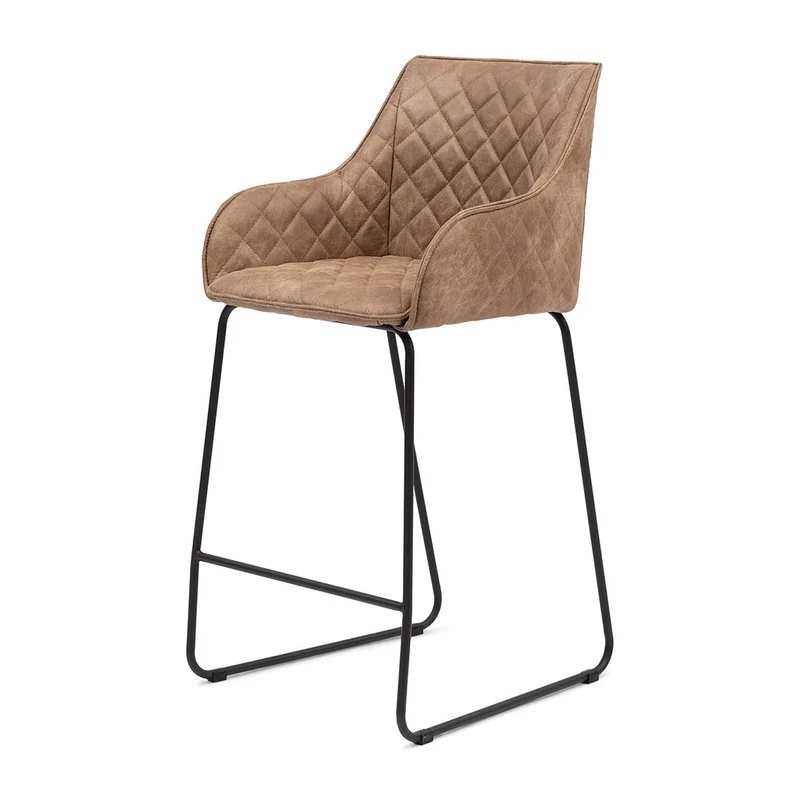 Riviera Maison Barhocker Frisco Drive Camel Pellini