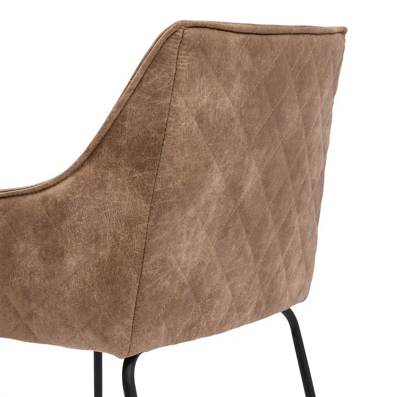 Riviera Maison Barhocker Frisco Drive Camel Pellini