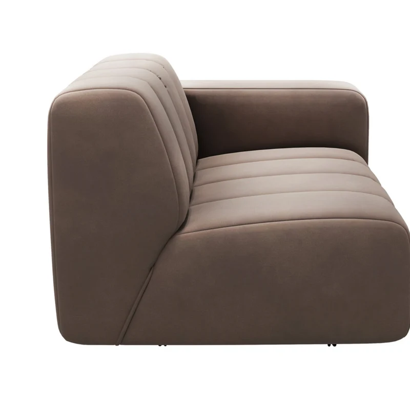 Riviera Maison Dazzle Corner Arm R, Rich Almond