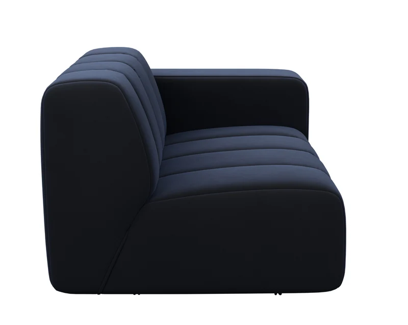 Riviera Maison Dazzle Corner Arm R, Midnight Navy