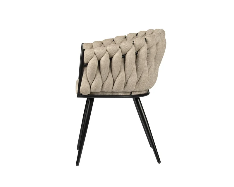 Pole to Pole Wave Chair Stuhl Esszimmerstuhl Beige