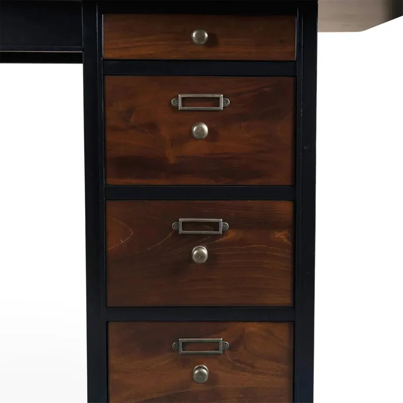Authentic Models CAPTAIN’S DESK, BLACK
