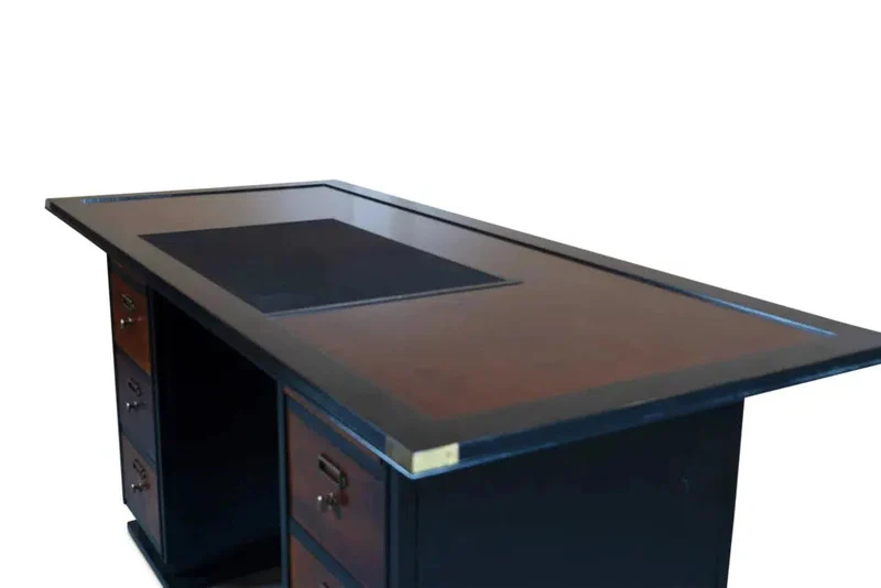 Authentic Models CAPTAIN’S DESK, BLACK