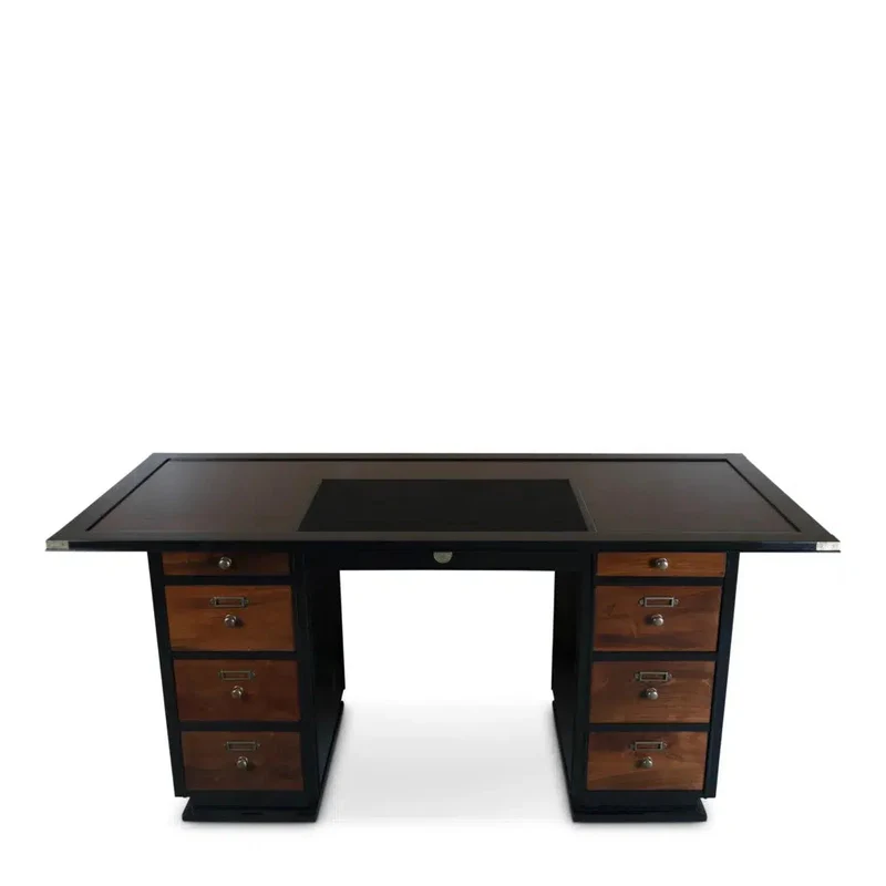 Authentic Models CAPTAIN’S DESK, BLACK