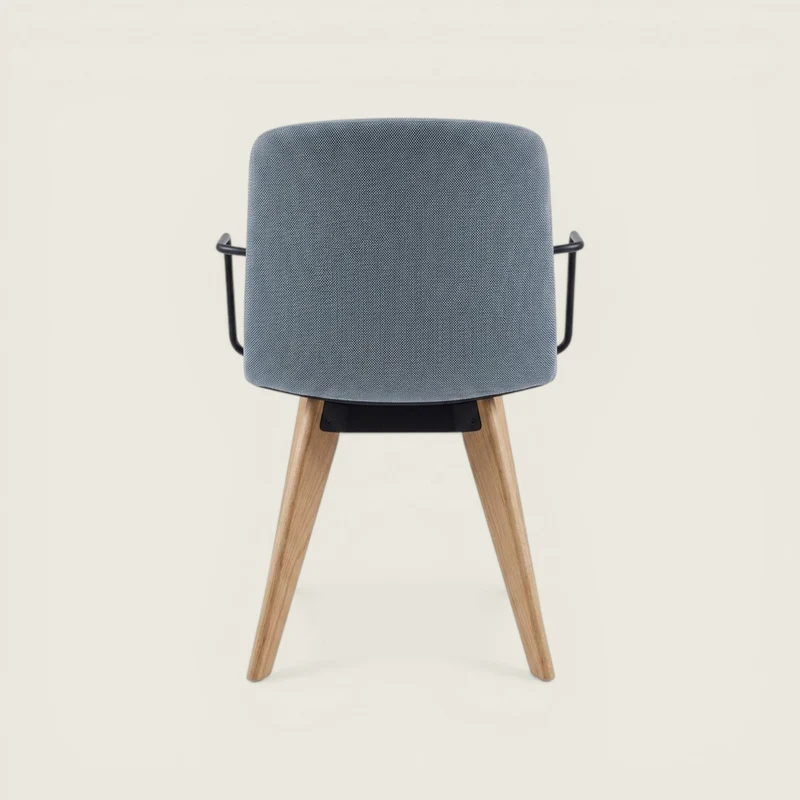 Orangebox: CUBB 03 Visitors Side Chair in Light Blue- Refurbished