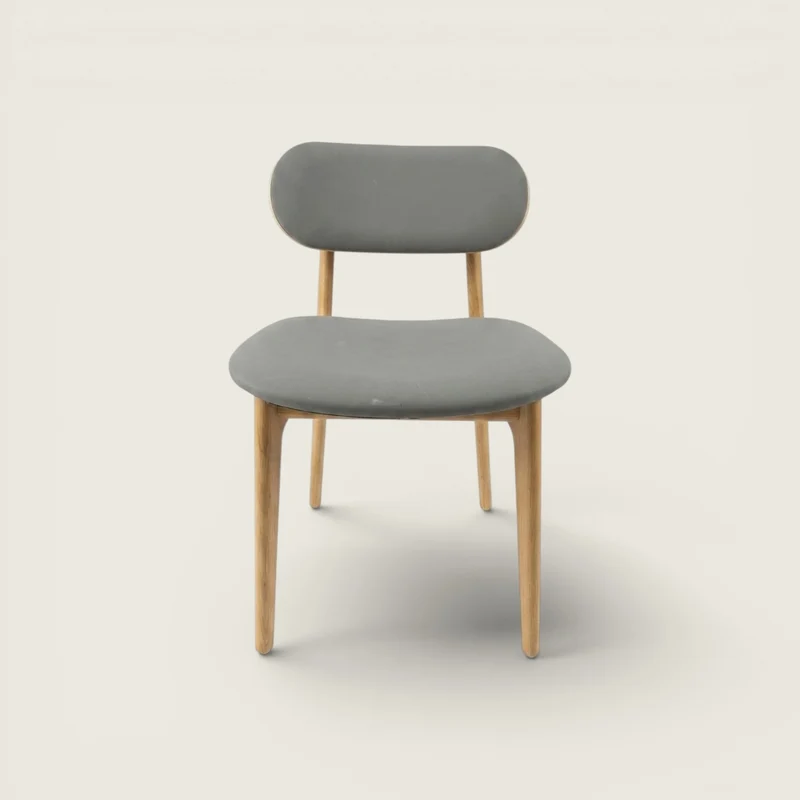 Modus: Visitors/Side Chair In Gray Fabric - Refurbished