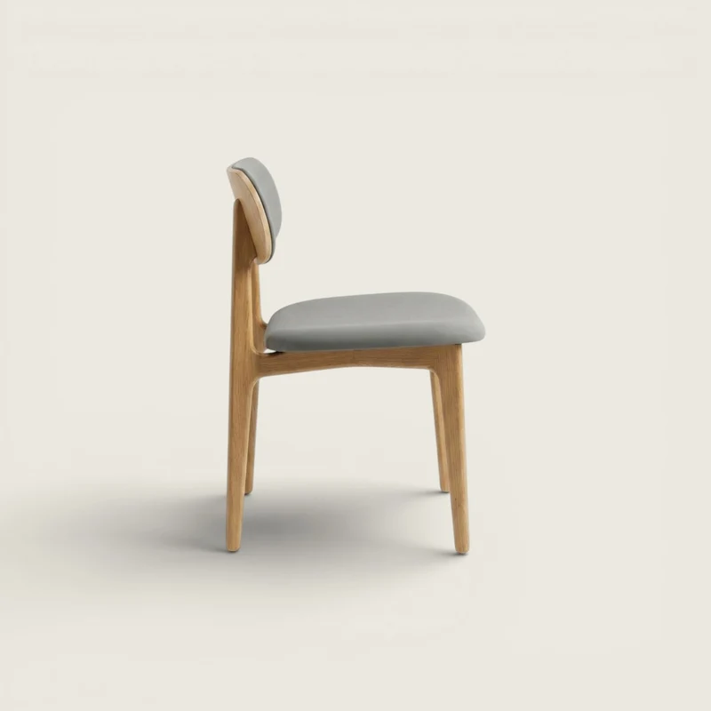 Modus: Visitors/Side Chair In Gray Fabric - Refurbished