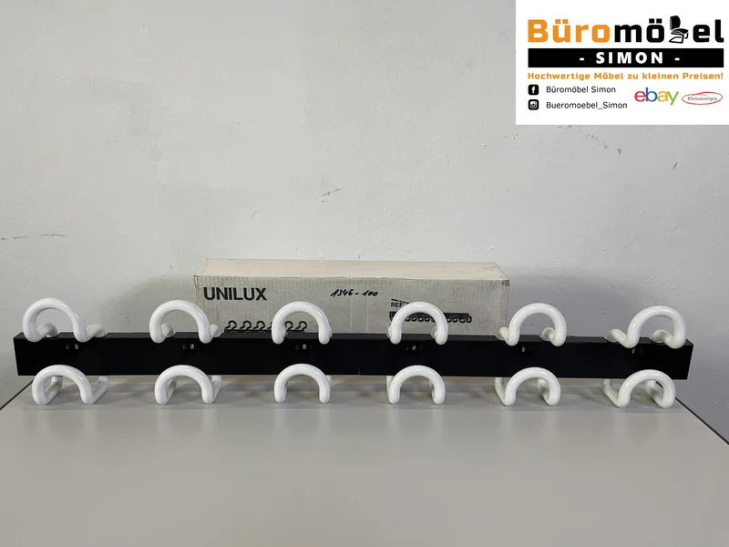 UNiLUX Wandgarderobe Wandhalter Doppelhacken OVP