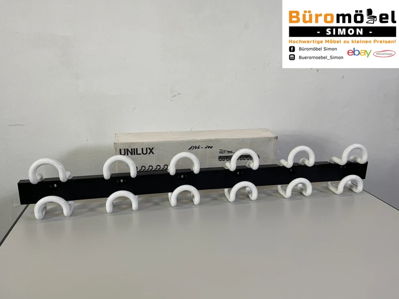 UNiLUX Wandgarderobe Wandhalter Doppelhacken OVP