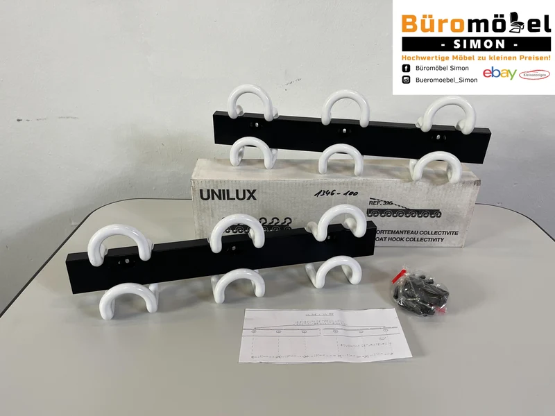 UNiLUX Wandgarderobe Wandhalter Doppelhacken OVP