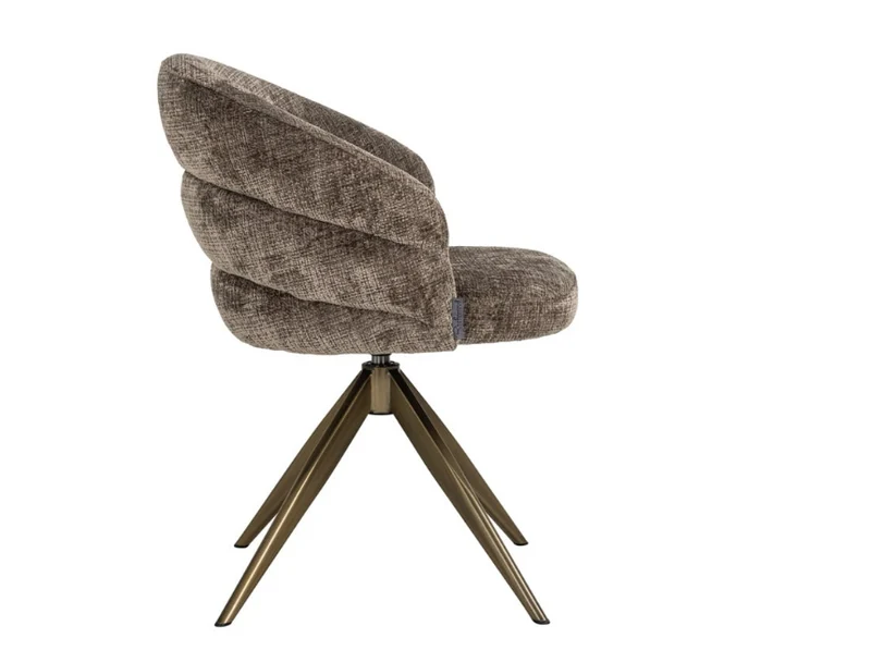 Richmond Interiors Drehstuhl Zendaya stone chenille