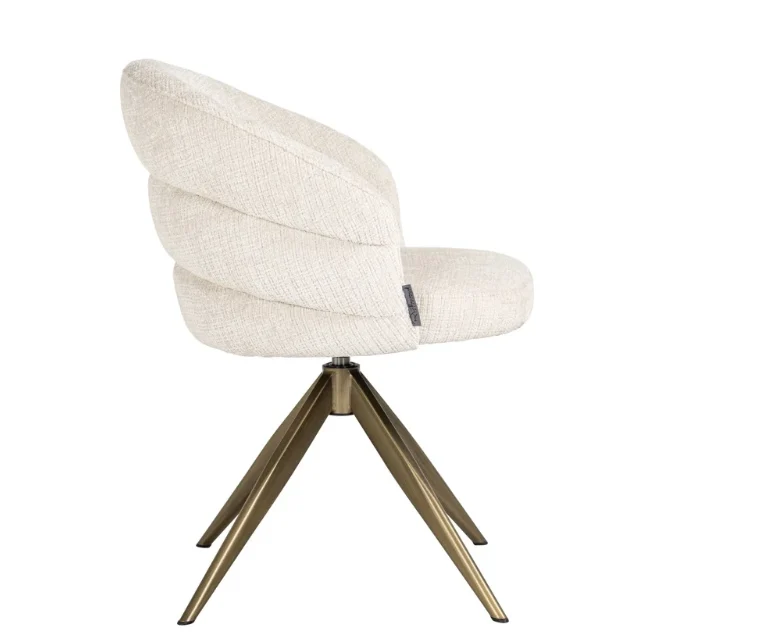 Richmond Interiors Drehstuhl Zendaya beige chenille