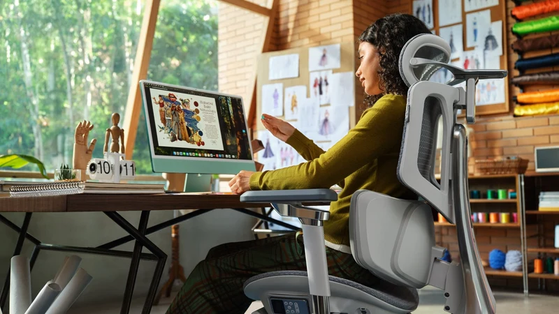 X7 Smart Ergonomic Office Chair with AI Lumbar Support