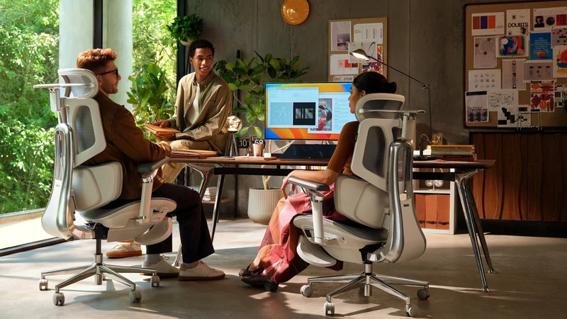 X7 Smart Ergonomic Office Chair with AI Lumbar Support