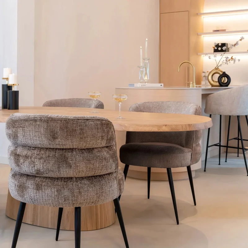 Richmond Interiors Stuhl Stella Stone Chenille