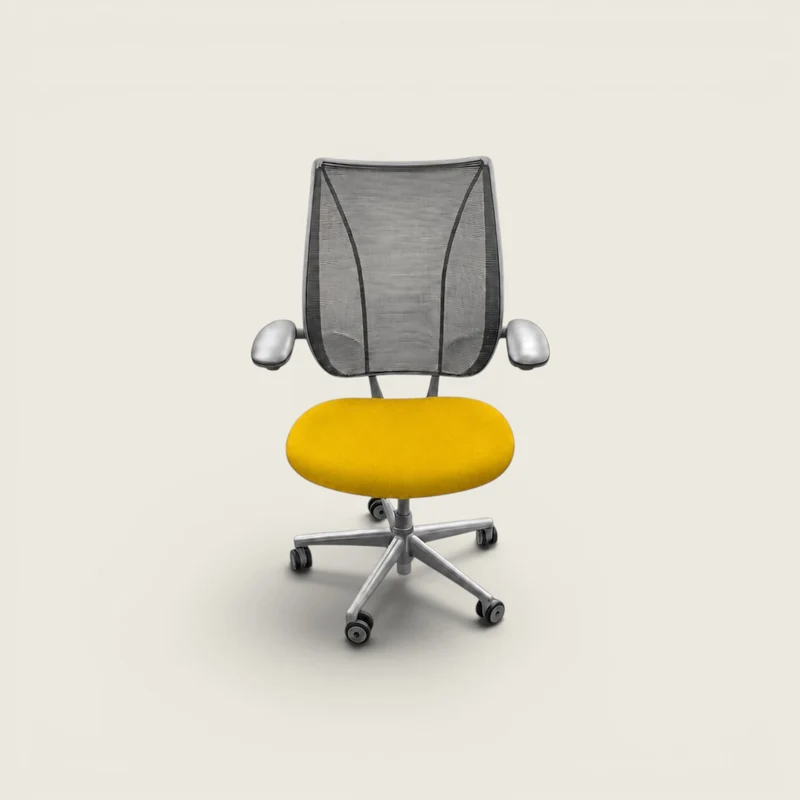 Humanscale: Liberty Task Chair In Yellow Fabric - Refurbished