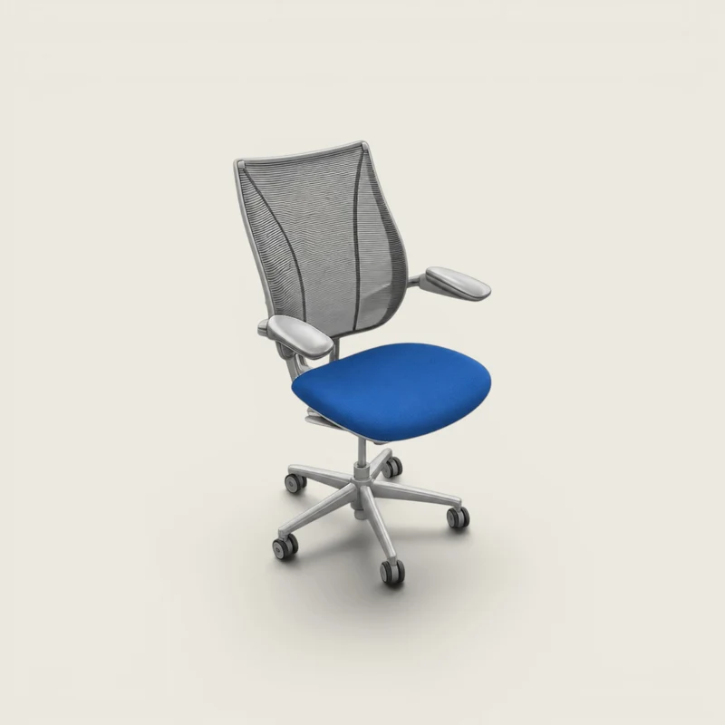 Humanscale: Liberty Task Chair In Blue Fabric - Refurbished