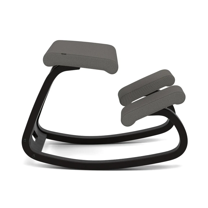 Variable Kniestuhl Schwarz/Grau (Revive 164) - Varier Furniture