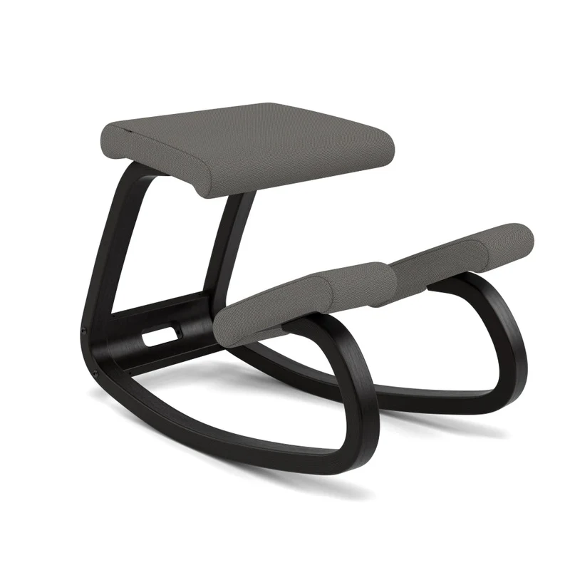 Variable Kniestuhl Schwarz/Grau (Revive 164) - Varier Furniture