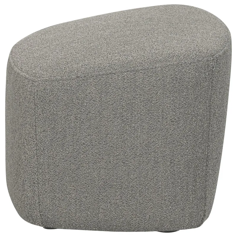 Lofty Hocker Stoff Bouclé Grau - VT Wonen