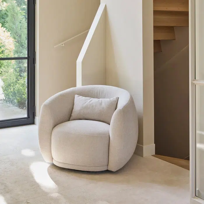 Riviera Maison Drehsessel Leonardo, Natur