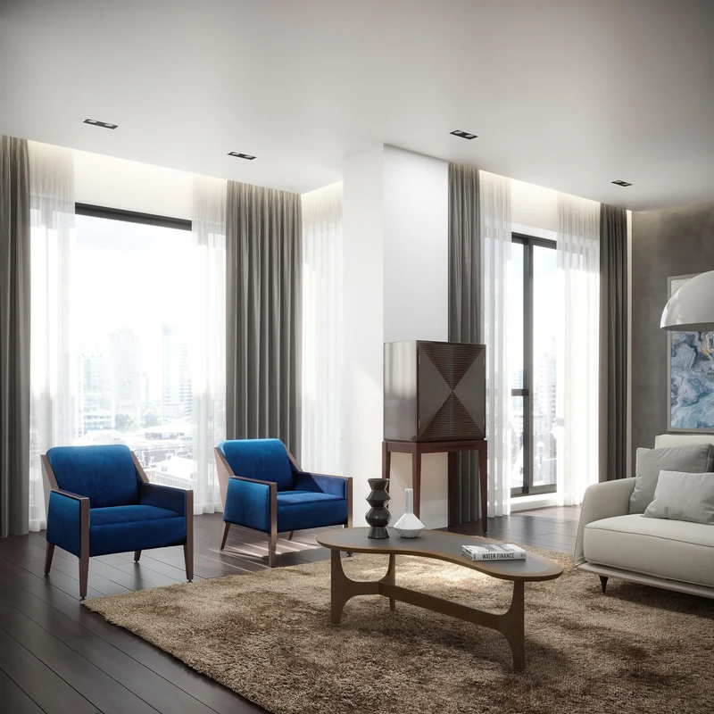 Authentic Models Club Lounge Chair, Velvet