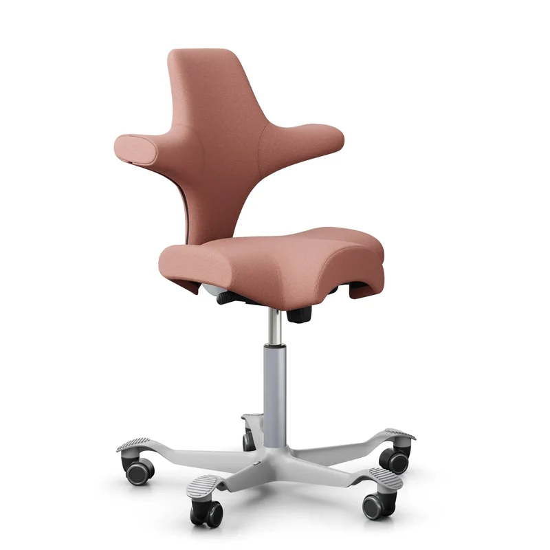 HÅG Capisco 8106 - SC64213 Light Blush / Silver / 200 mm / Universal wheels