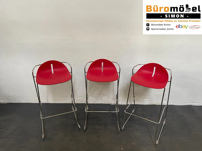 Stehhocker Barhocker Rot