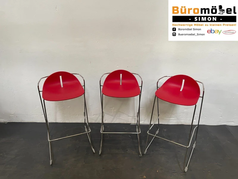 Stehhocker Barhocker Rot