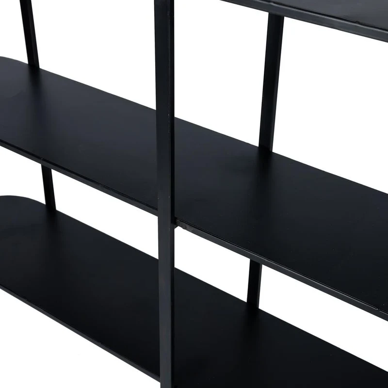 PTMD Sophisticated Metal Black Beistelltisch