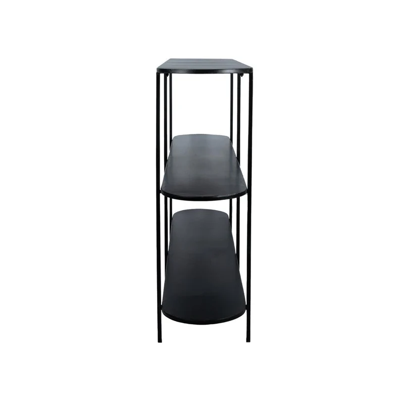 PTMD Sophisticated Metal Black Beistelltisch