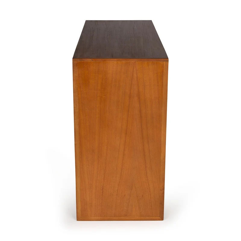 Regal Mid-Century Book Rack 5 dunkelbraun - Detjer
