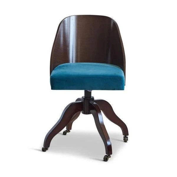 Authentic Models Shell Desk Chair, Blue Schreibtischstuhl